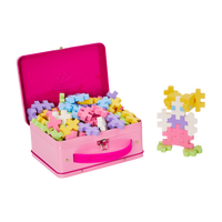 Plus-Plus BIG 3D Byggsats 70-bitar i metallväska (Pastell)