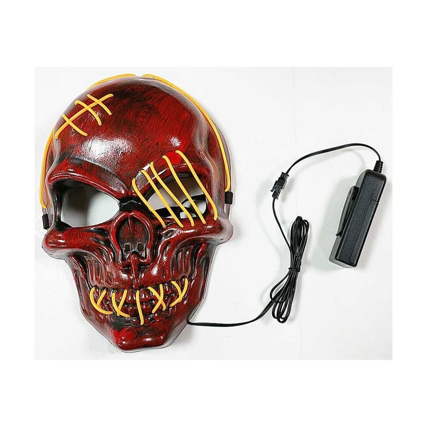 Halloween, Skeleton Mask Neon, Assortment Of 2 Different Ones