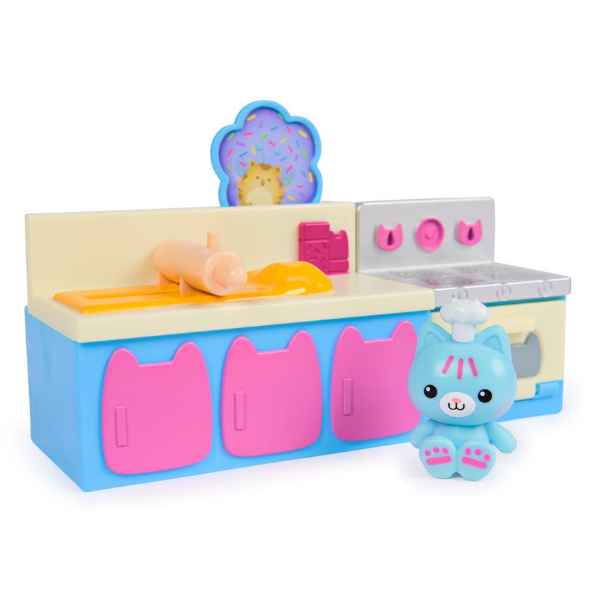 Gabby's Dollhouse Cakey Cat Fairy Kitchen Leksakssats