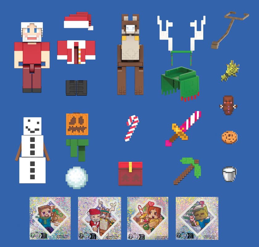 Minecraft Core Figures Advent Calendar