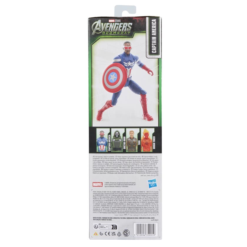 Captain America Actionfigur Avengers Doomsday Titan Series