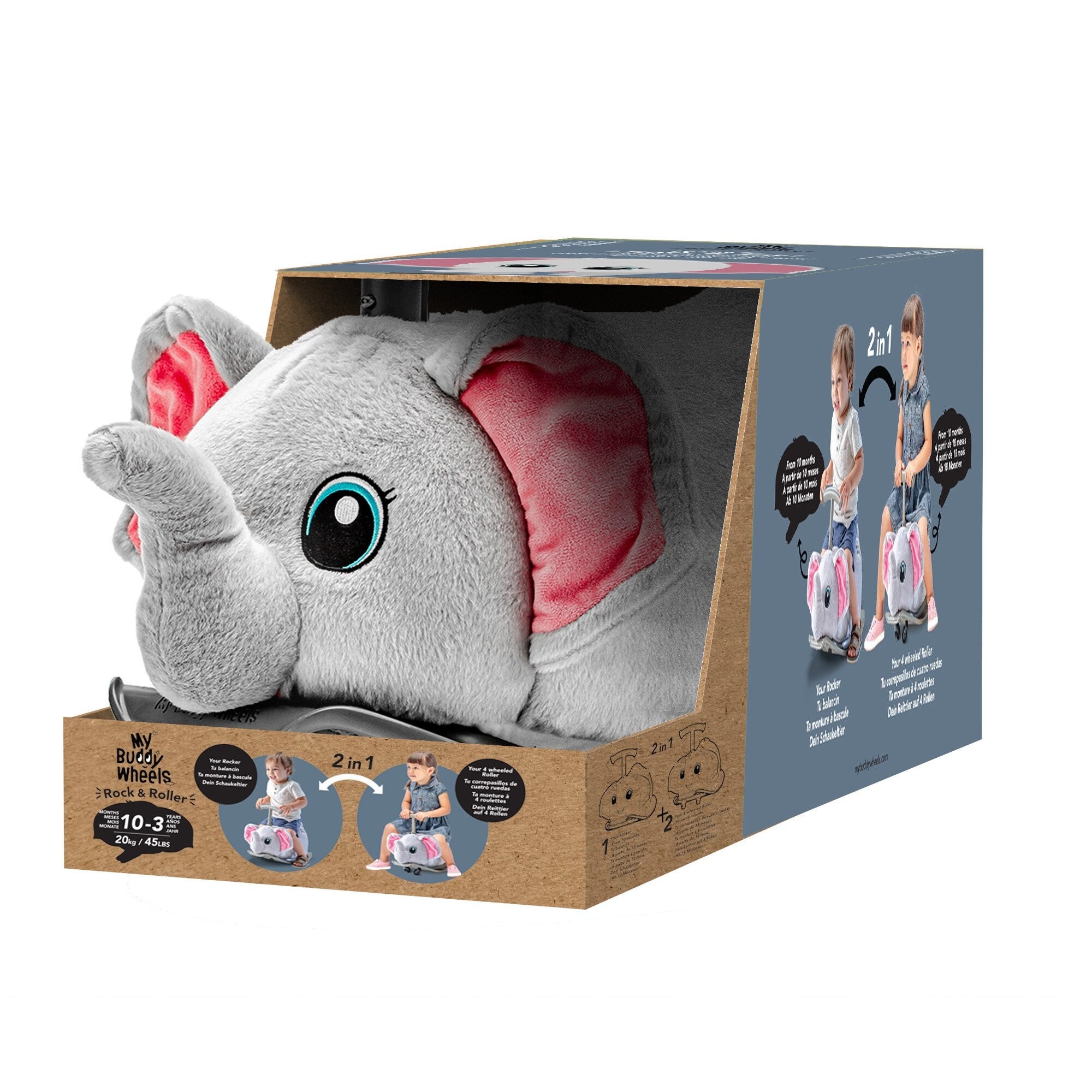 My Buddy Wheels Rock&Roll Elefant