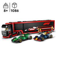 LEGO City Formula 1 60445, F1® lastbil med RB20 & AMR24 F1® bilar