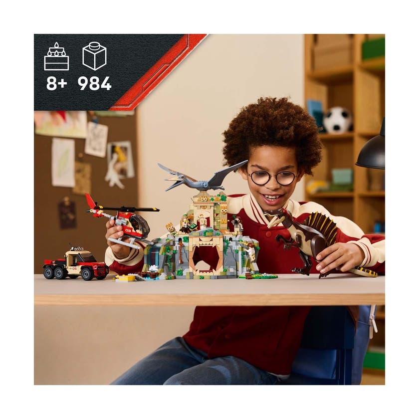 LEGO Jurassic World 76976, Flyguppdrag med spinosaurus och quetzalcoatlus