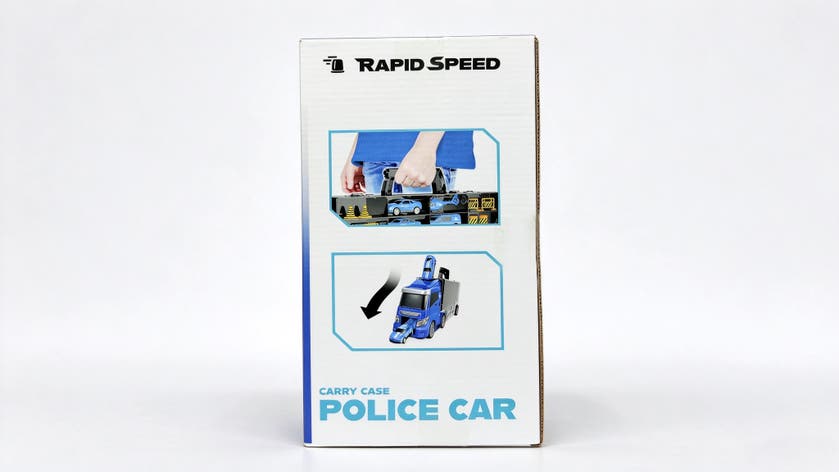 Rapid Speed - Truck med polisfordon & tilbehör