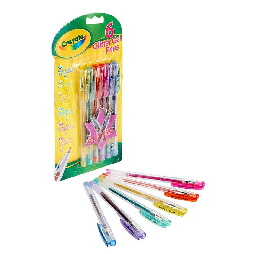 Crayola 6 -Glitterpennor