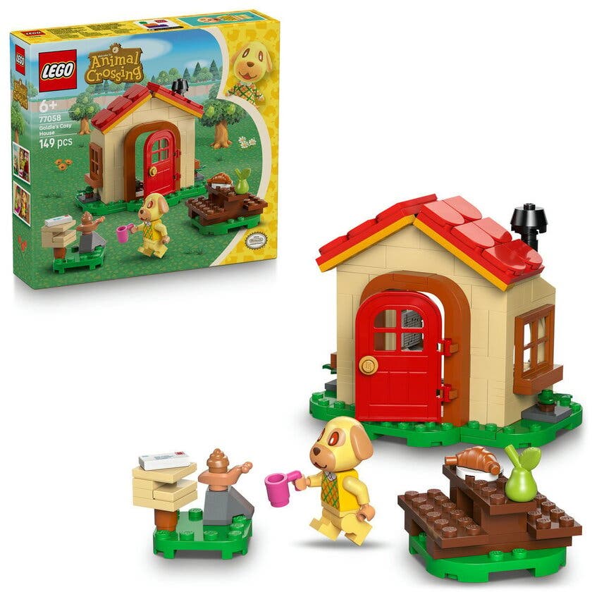 LEGO Animal Crossing 77058, Det mysiga huset där Goldie bor