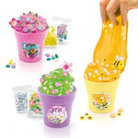 SO SLIME Slime Flower 3-pack – skapa färgglada blomsterslimekrukor