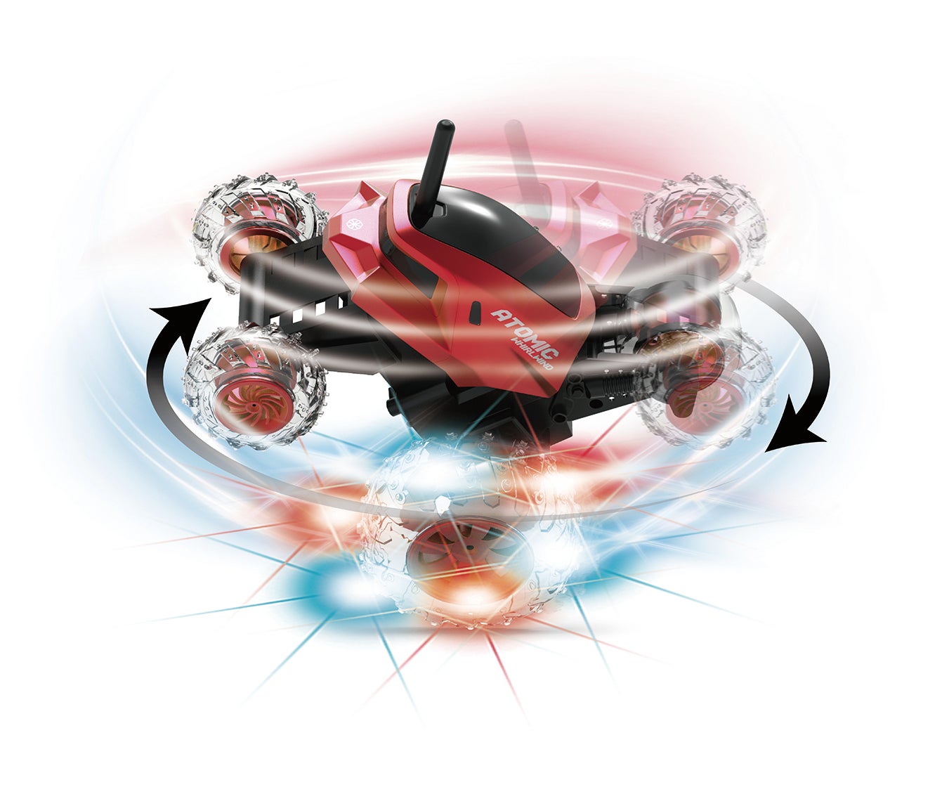 Fusion, Spinning Stunt Car Röd