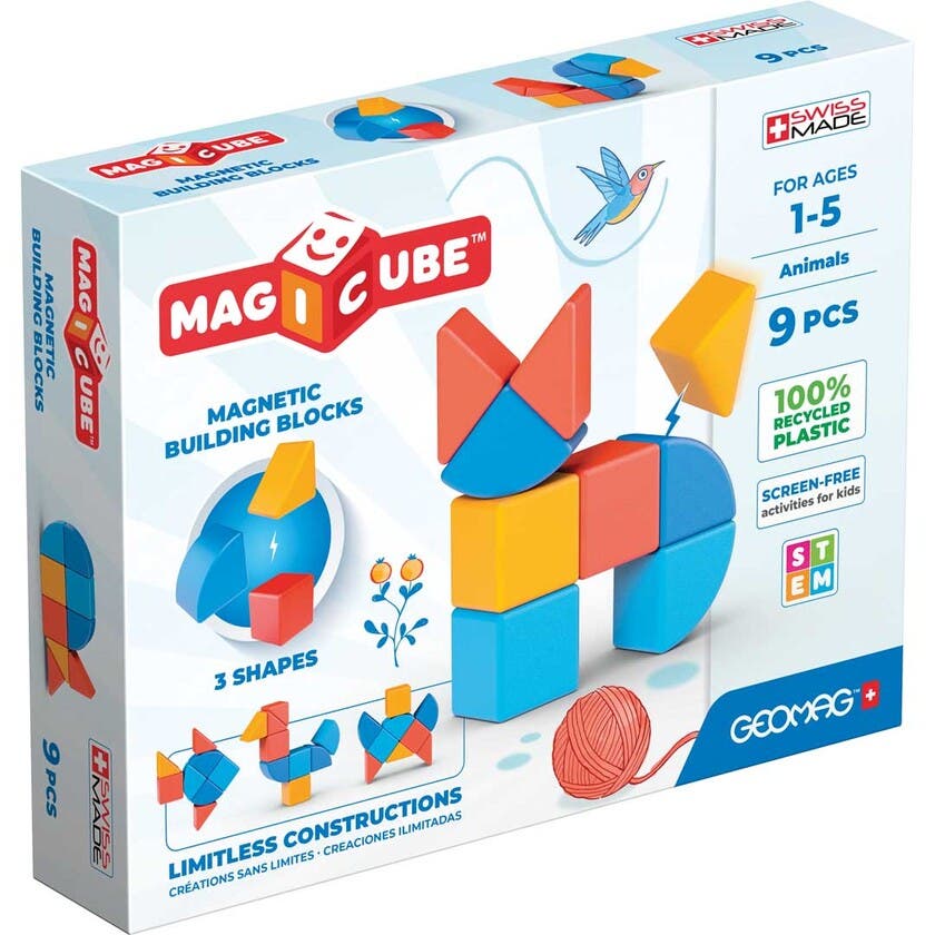 Geomag Magicube Djur 9 Delar