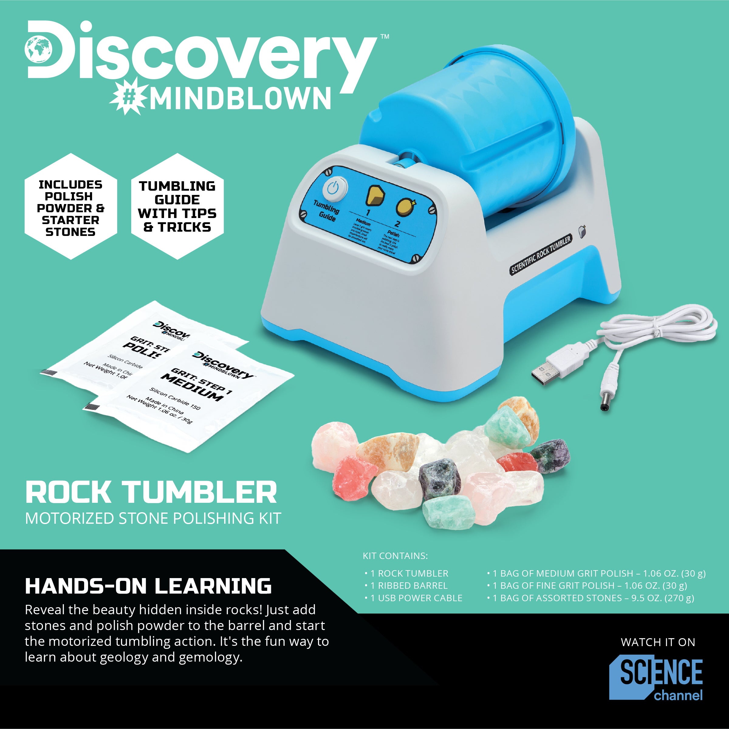 Discovery Rock Tumbler Scientific