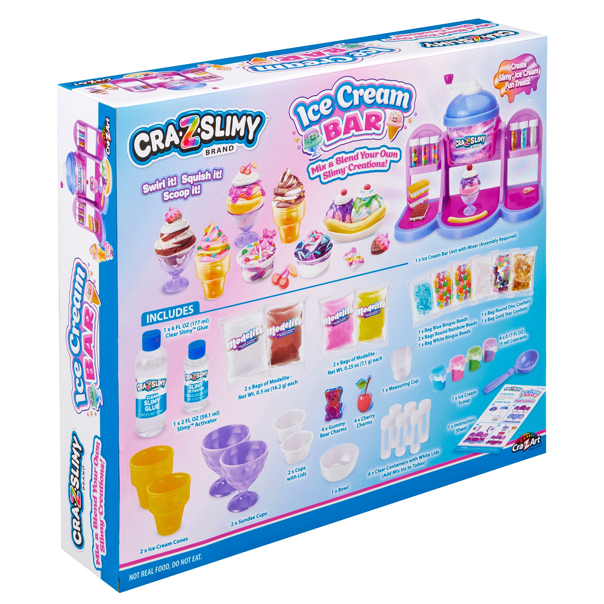 Cra-Z-Slimy Ice Cream Bar – Gör din egen slime-glass
