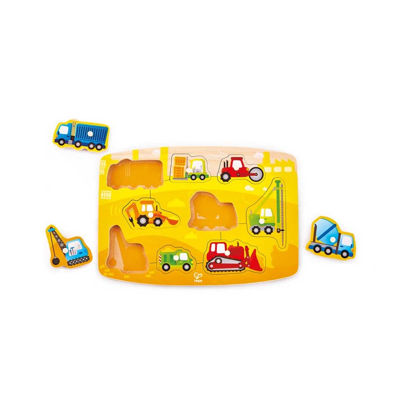 Hape Construction Peg Puzzle