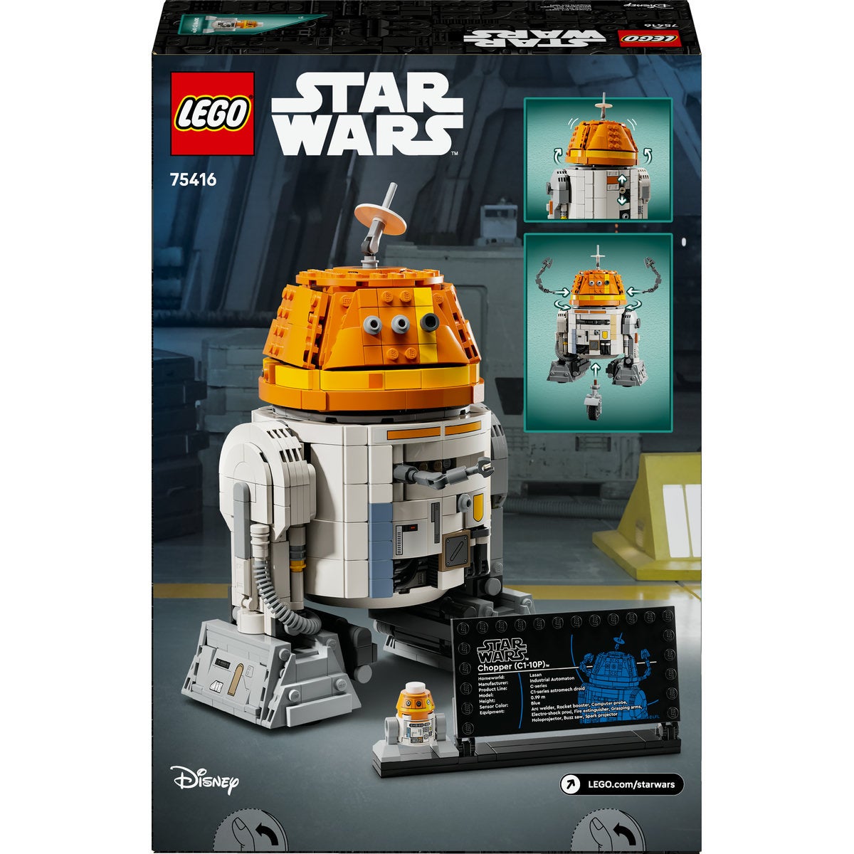 LEGO Star Wars TM 75416, Chopper (C1-10P)™ Astromech Droid