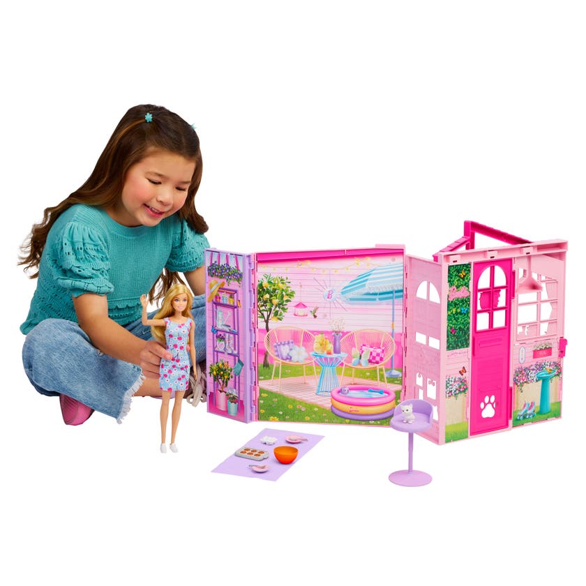 Barbie Weekendhus dockhus med docka