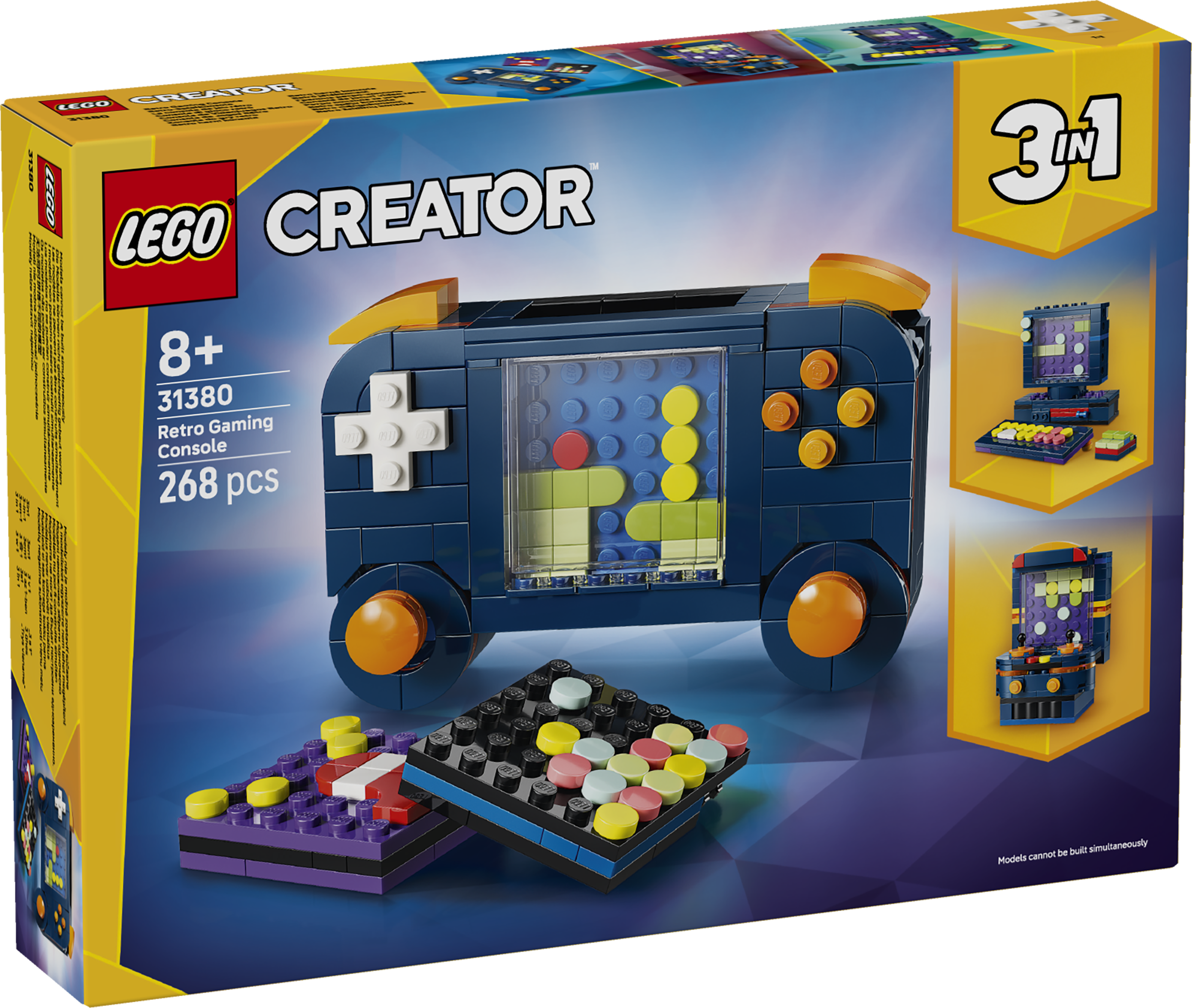 LEGO® Creator 3-i-1 Spelkonsol i retrostil Byggleksak 31380