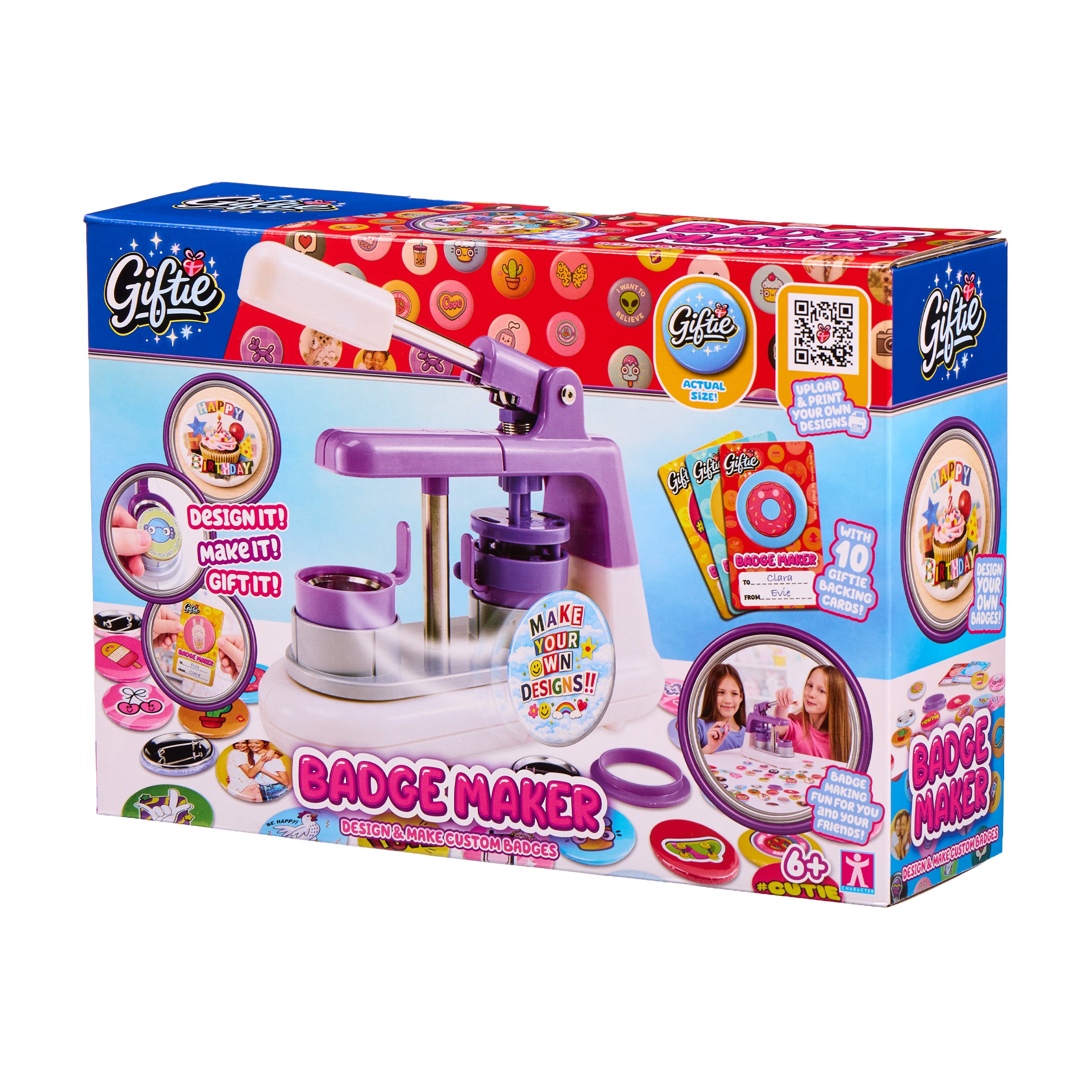 Giftie Badge Maker – gör egna pins att bära och ge bort