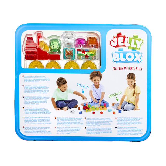 Jelly Blox Tågset - mjuka byggklossar