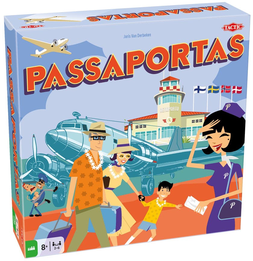 Passaportas Brädspel för hela familjen