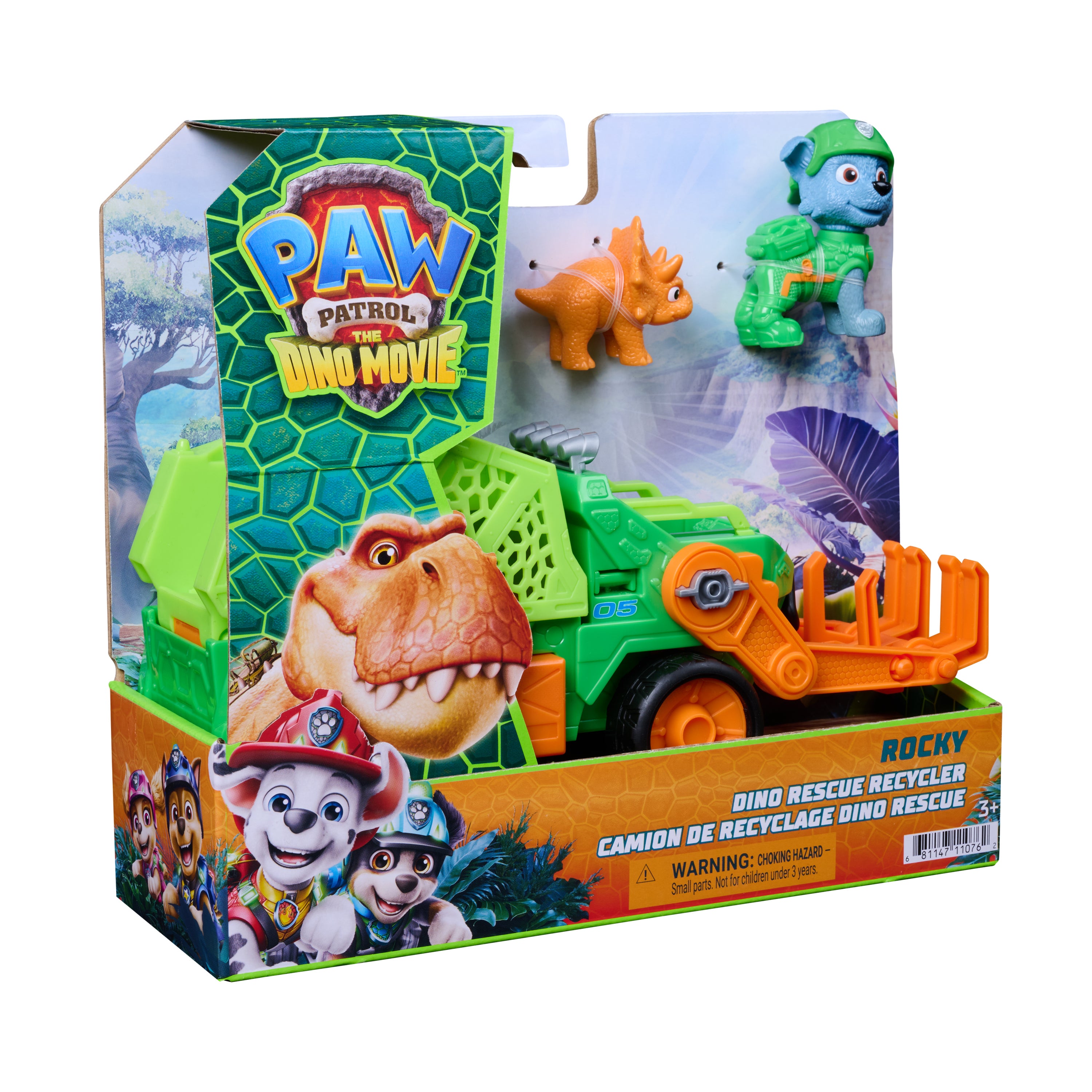Paw Patrol Dino Rescue-fordon Rocky