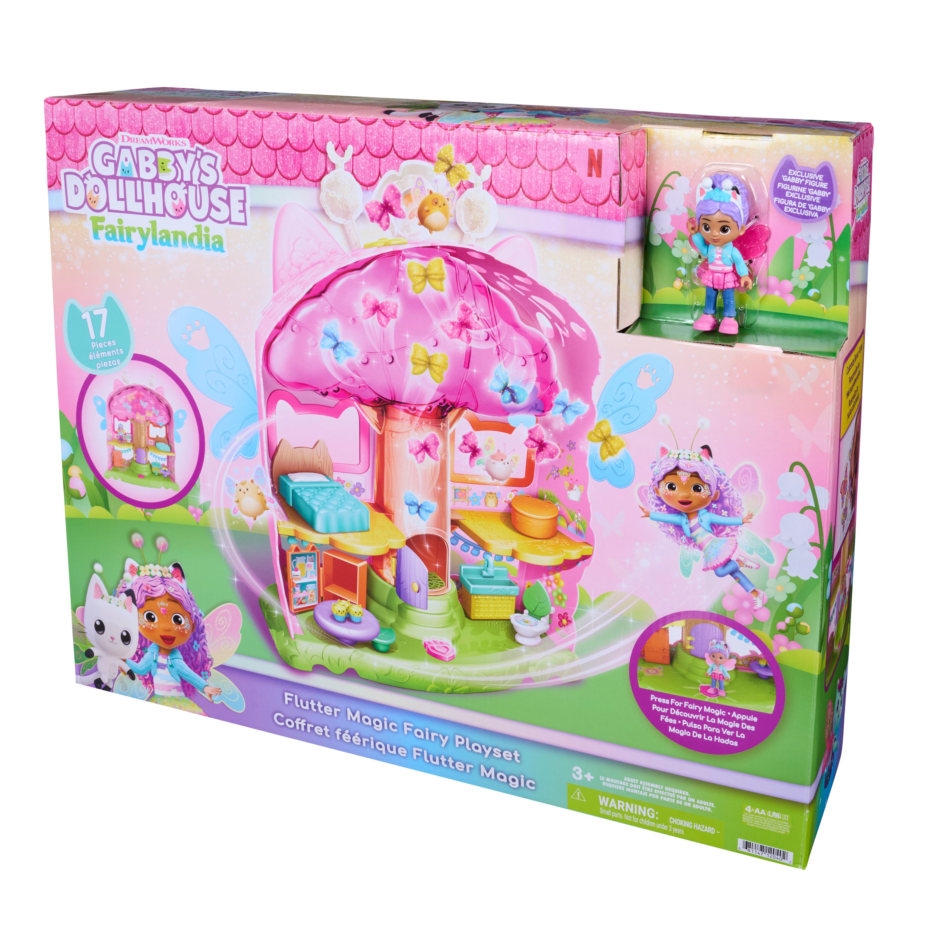Gabby's Dollhouse Flutter Fairy Magic Playset