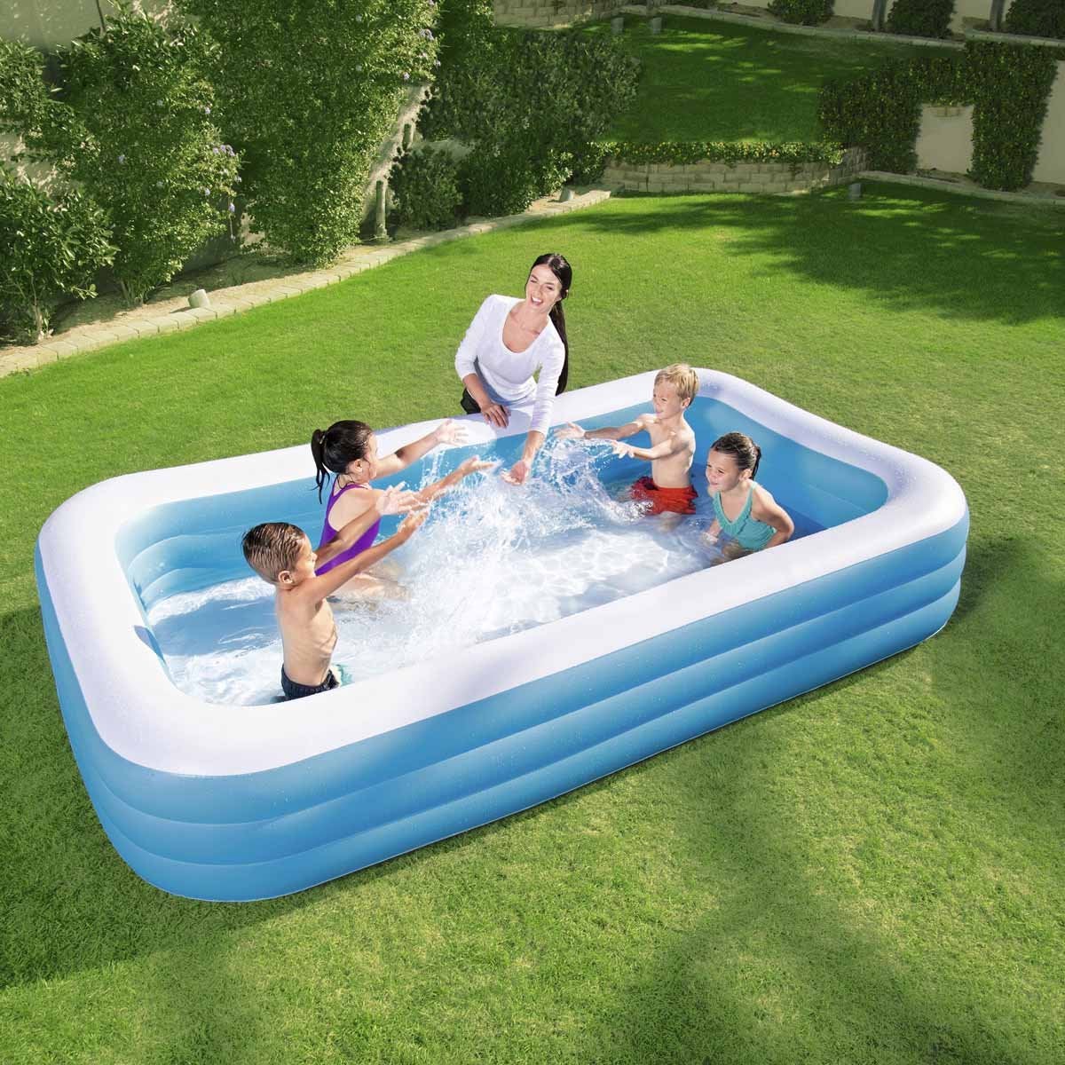 Bestway, Familjepool 3 ring 305x183x56 cm 1161 liter