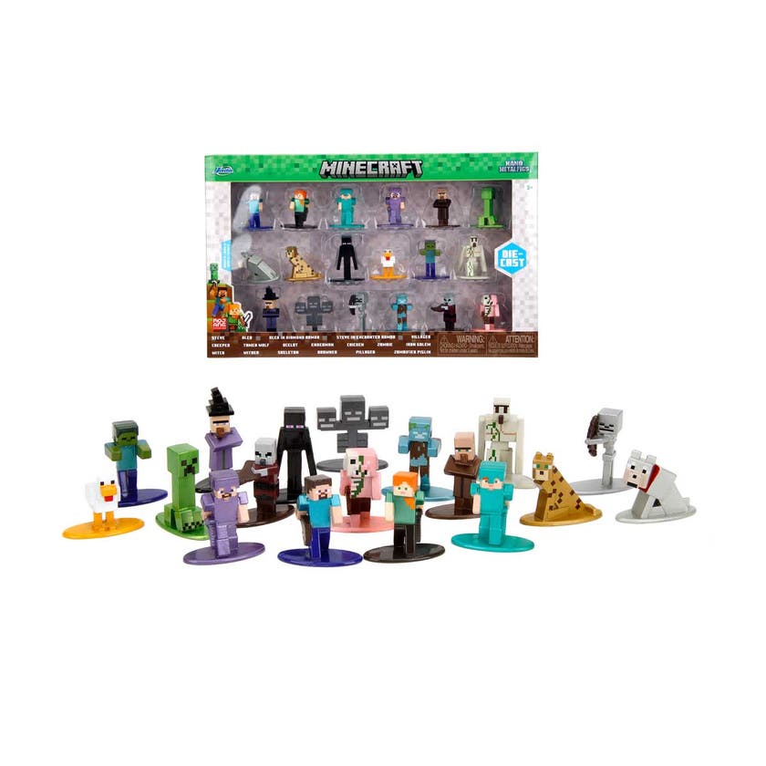Jada Toys Minecraft Multipack Nanofigurer, Wave 12