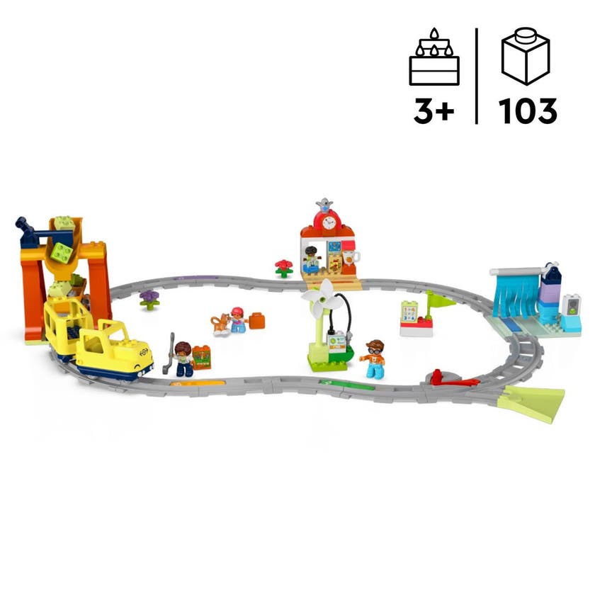 LEGO DUPLO Town 10428, Stort interaktivt pendeltåg