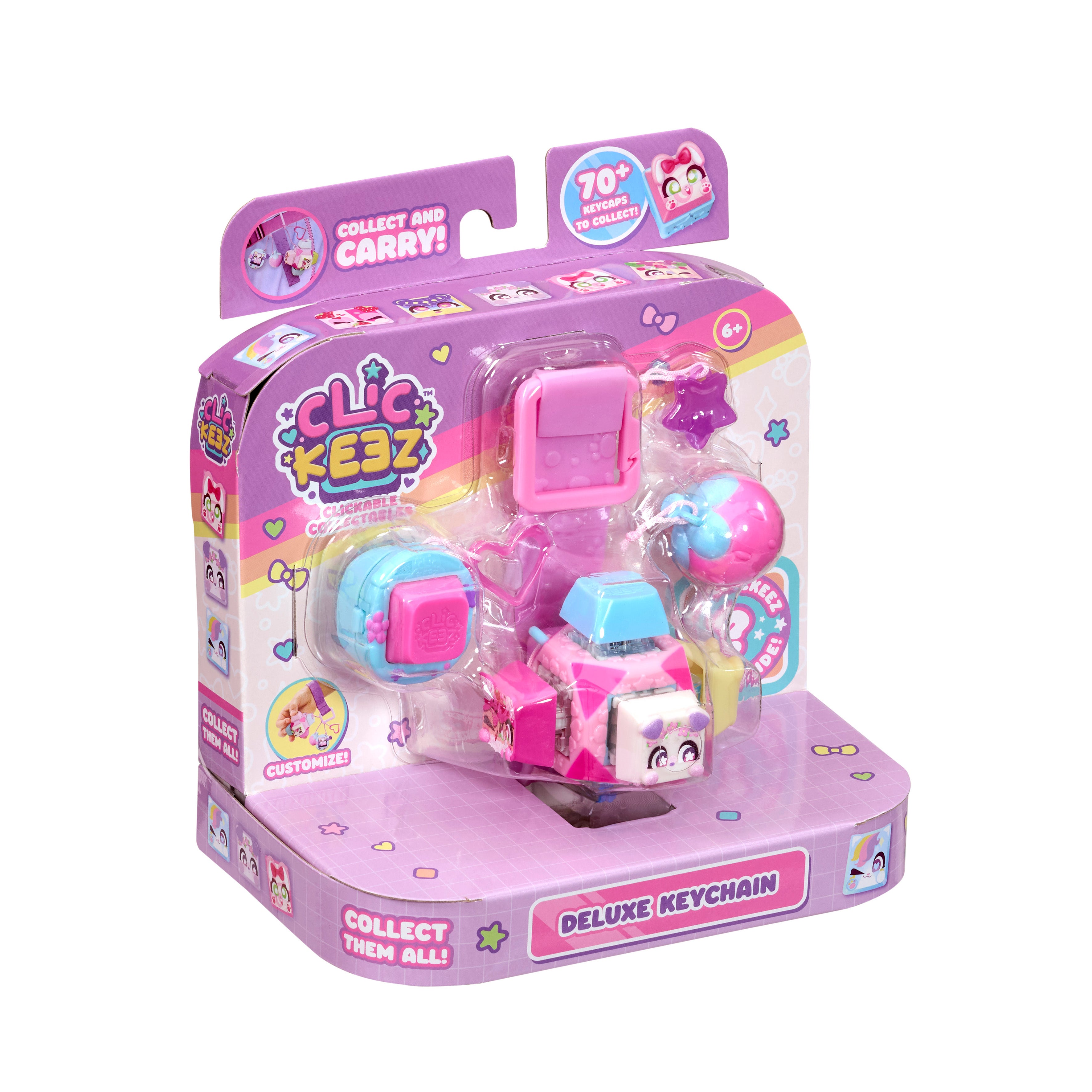 Clickeez Deluxe Nyckelring - klickande knappar