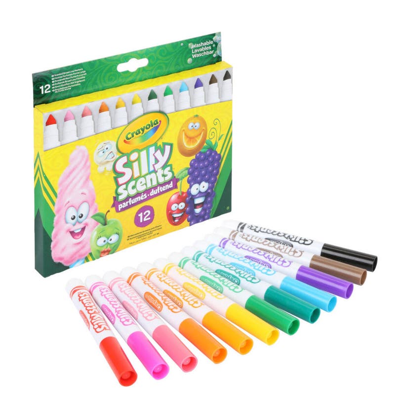 Crayola Silly Scents -Filtpennor