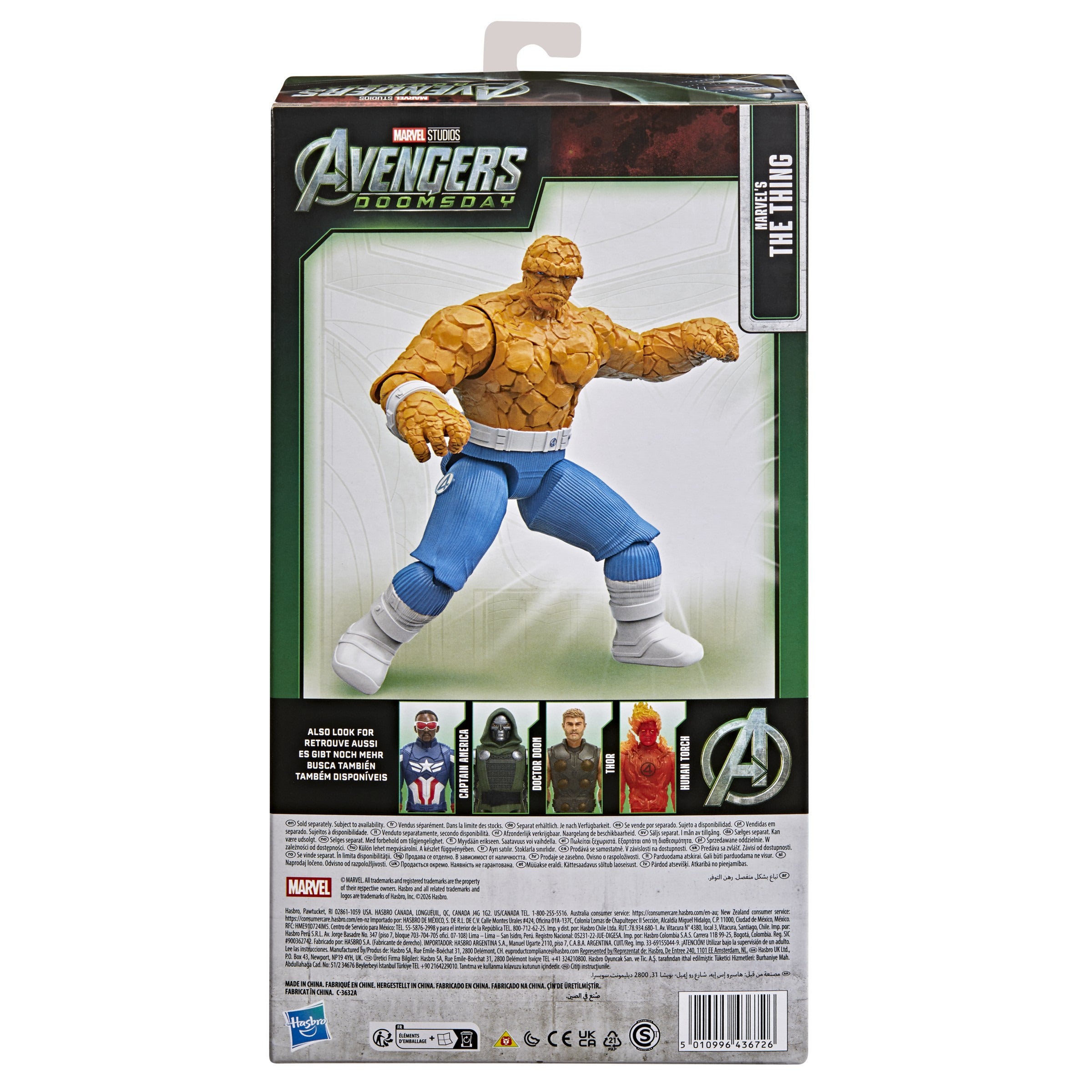 Marvel Avengers The Thing Actionfigur 29 cm