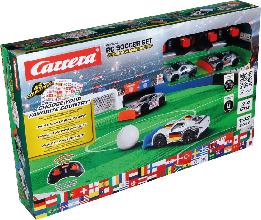 Carrera RC World Championship Soccer Set – radiostyrd fotboll för två spelare