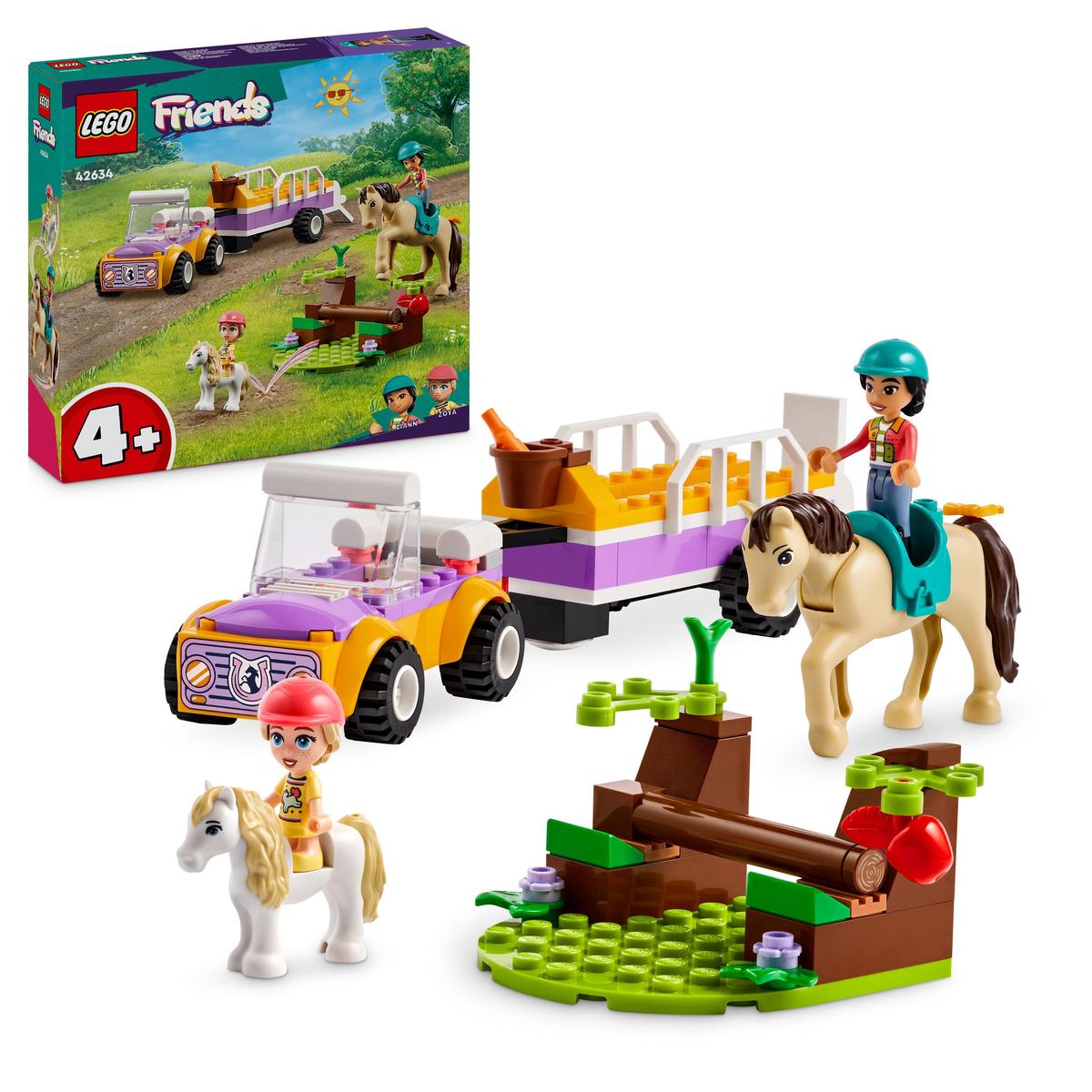 LEGO Friends 42634, Häst- och ponnysläp