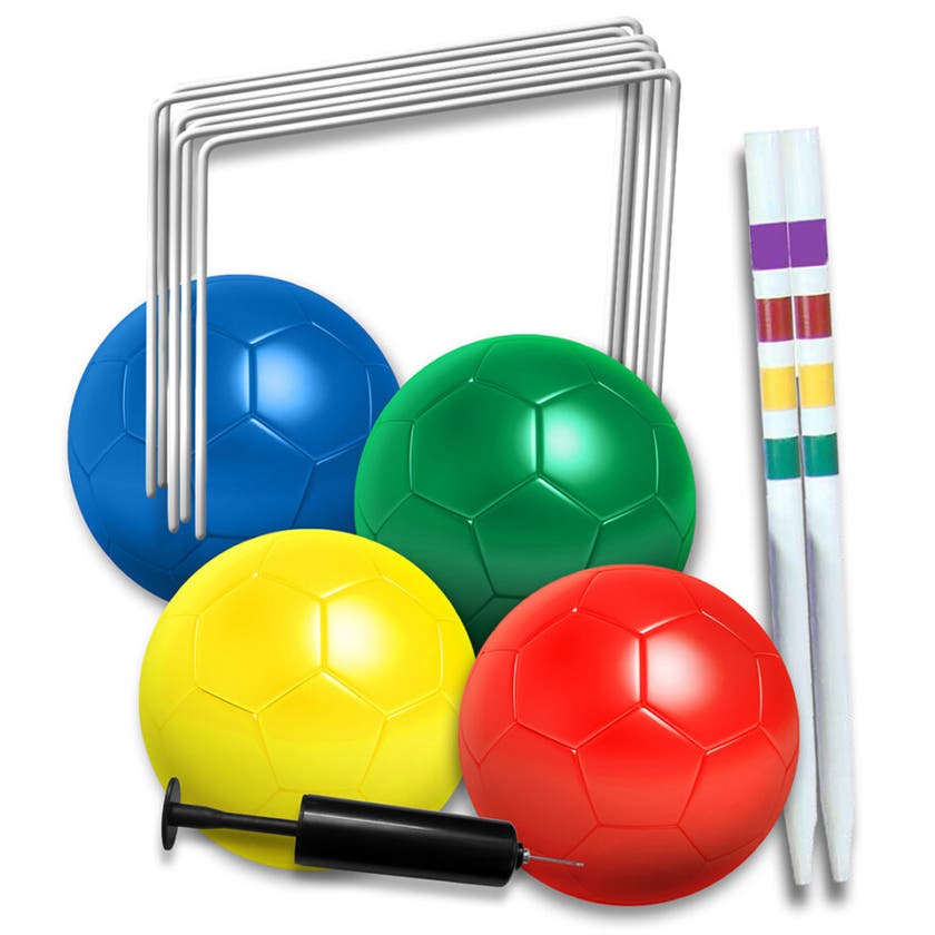 Soccer Croquet – Fotbollskrocket för trädgården