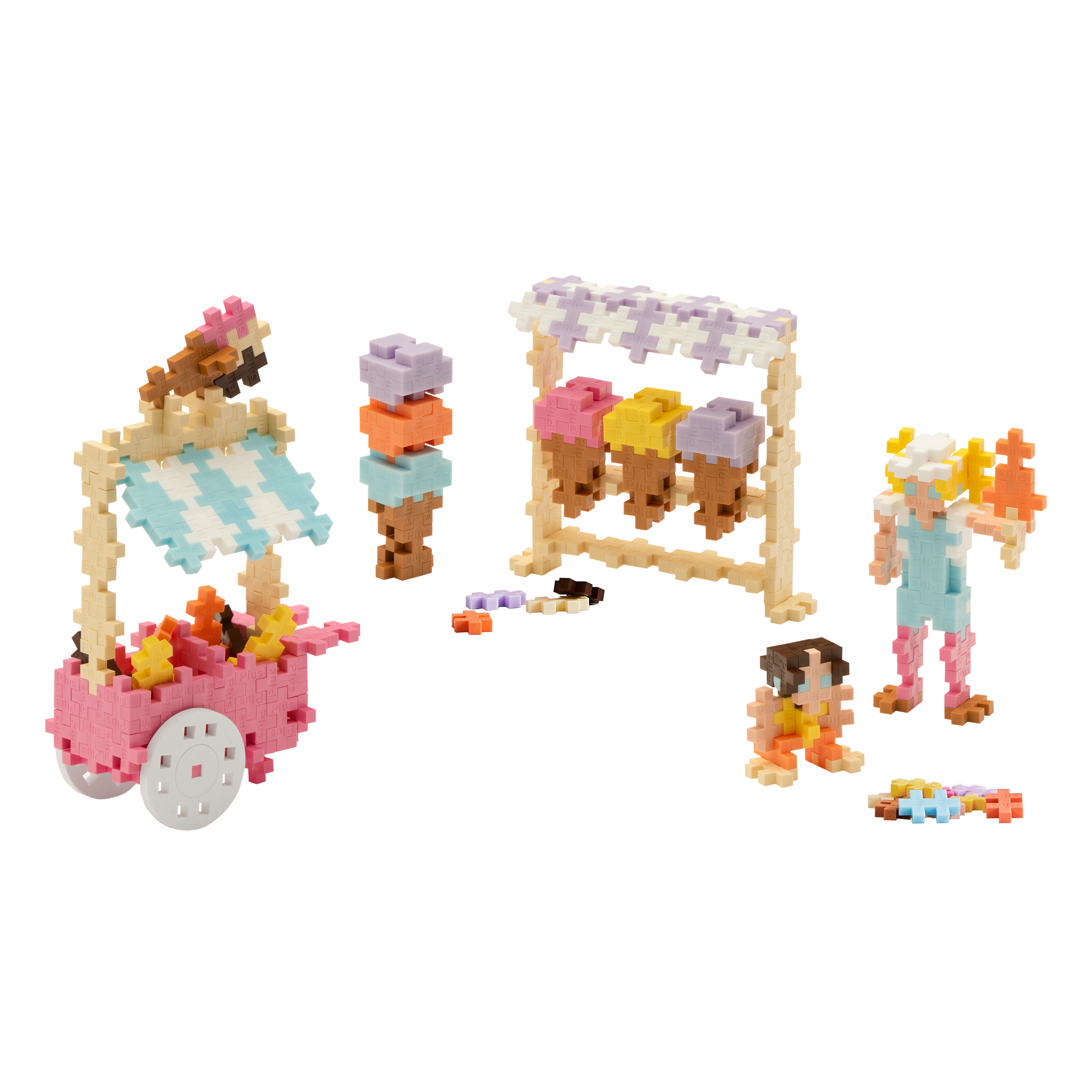 Plus-Plus Learn to Build – Glassbutik, 285 delar