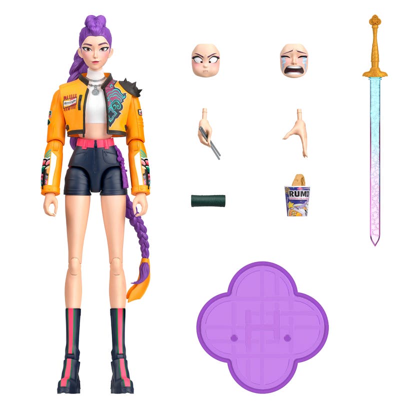K-Pop Demon Hunters Rumi actionfigur 15 cm