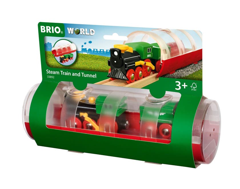 BRIO, Rail & Road 33892 Ånglok och tunnel