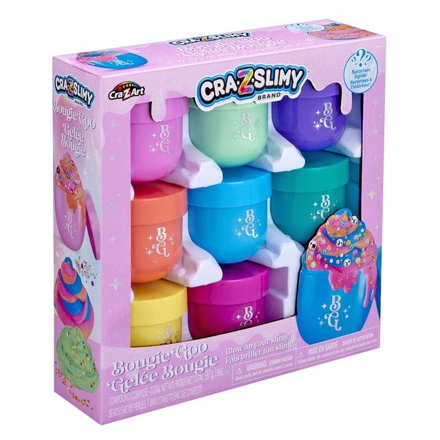 Cra-Z-Slimy Bougie Goo Value Set – lyxigt slimeset med 8 delar