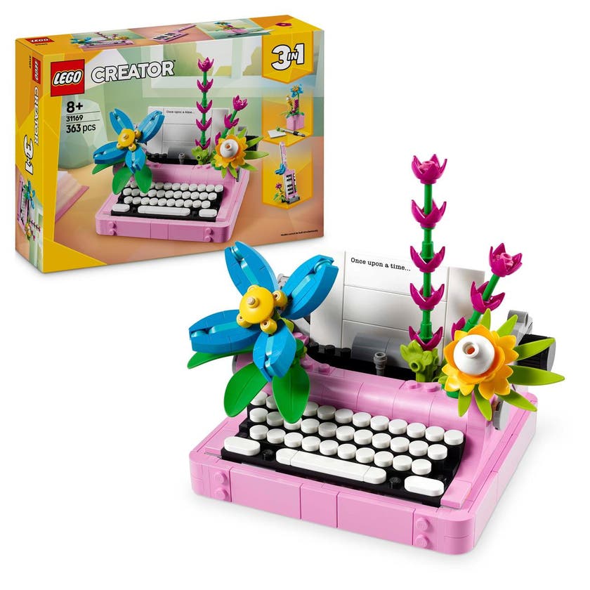 LEGO Creator 31169, Skrivmaskin med blommor