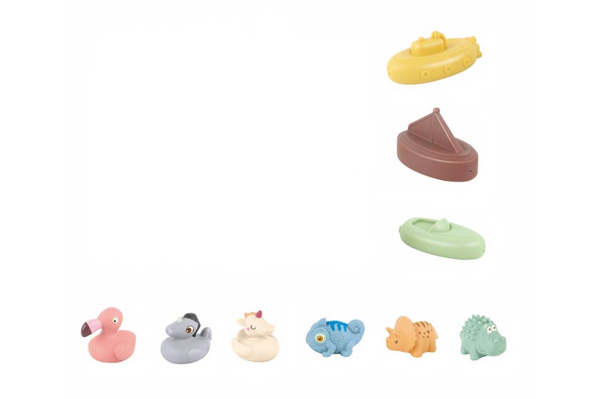 KID, Söta Små Badfigurer 9 St