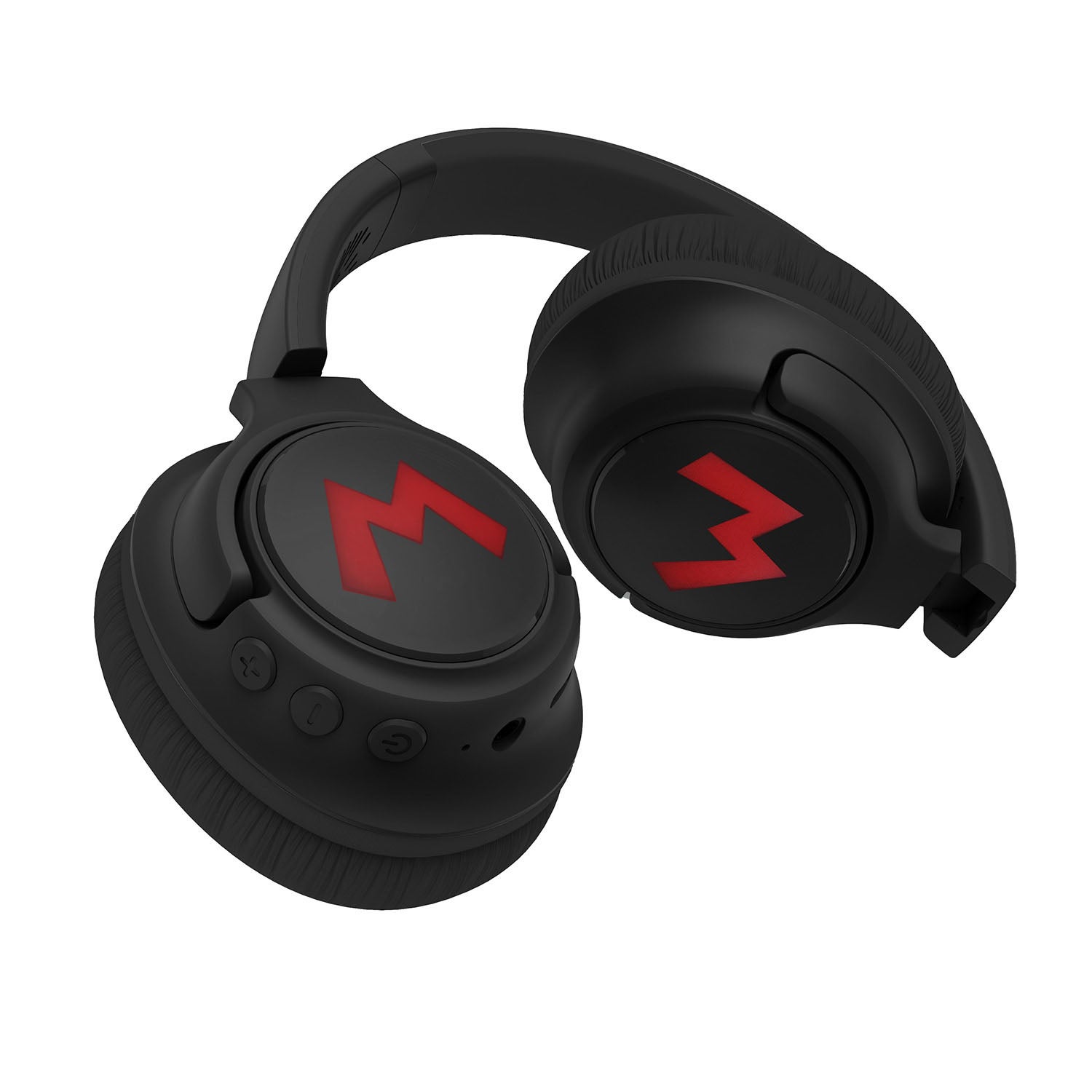 SUPER MARIO Headphone Over-Ear Wireless LED Light Sharing Aux