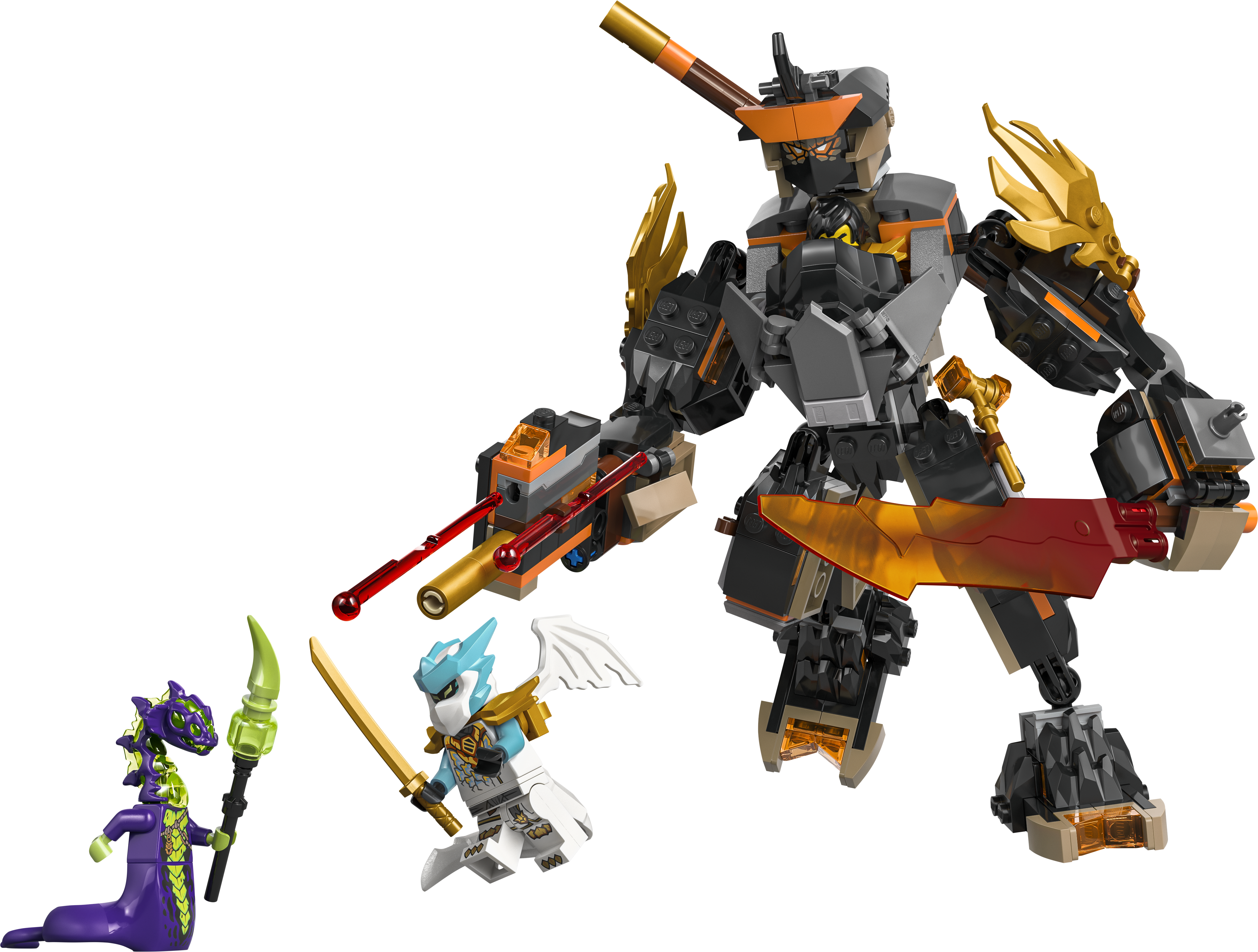 LEGO® NINJAGO® Coles uppdragsrobot och Drak-Zane Leksaker 71854