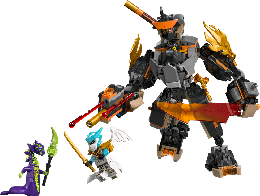 LEGO® NINJAGO Cole's Mission Mech & Dragon Zane 71854
