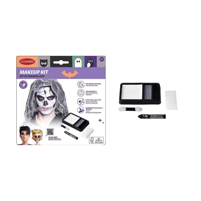 Halloween, Face Paint Set Skeleton