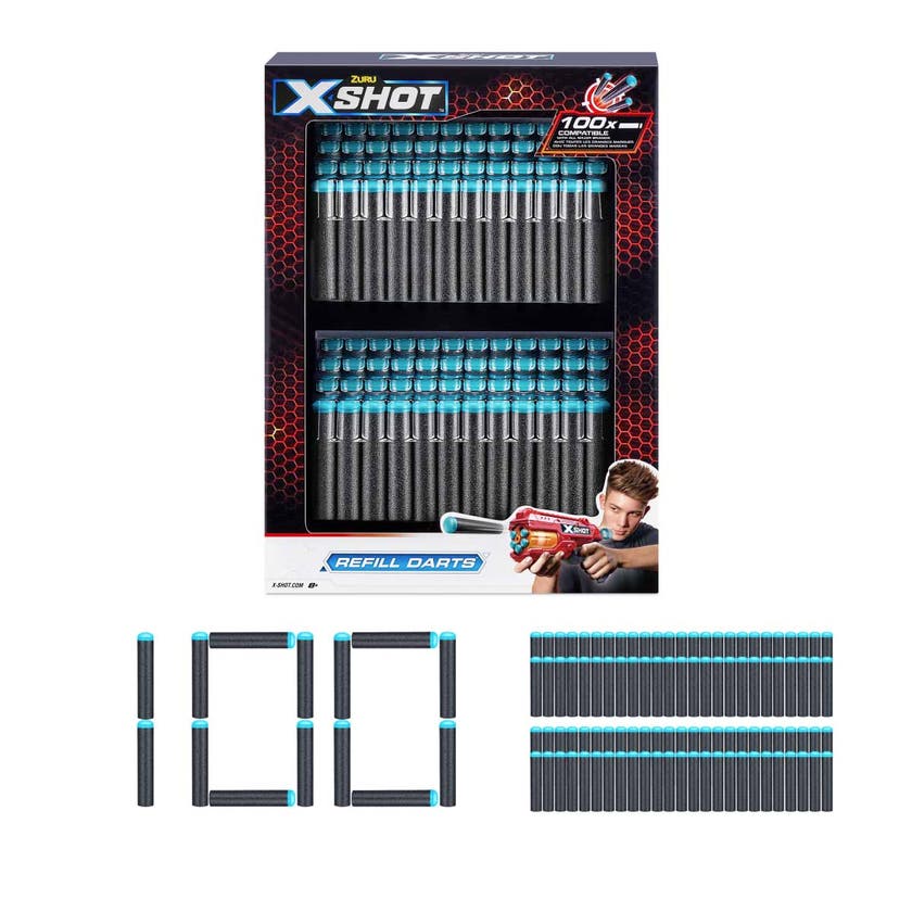 X-Shot, 100-pack Refill Darts