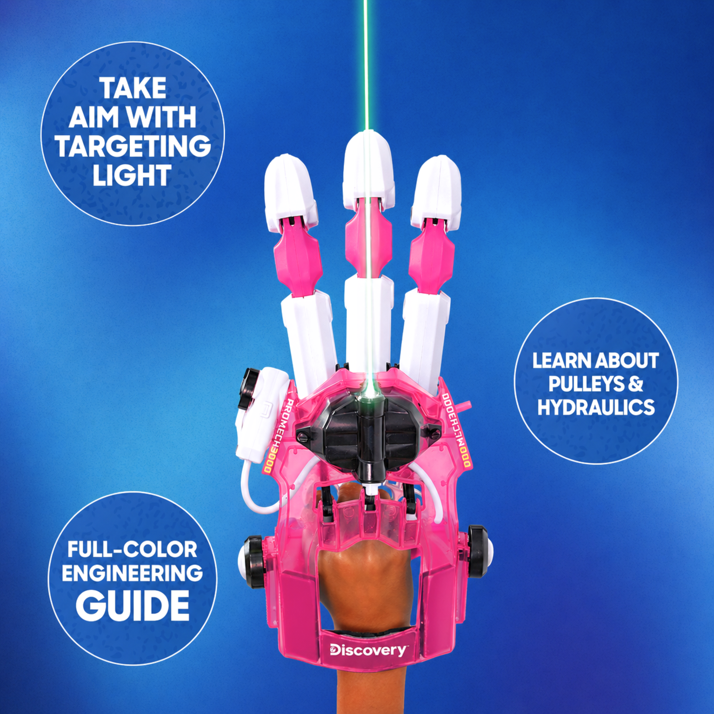 Discovery Hydraulisk Robothand Pink