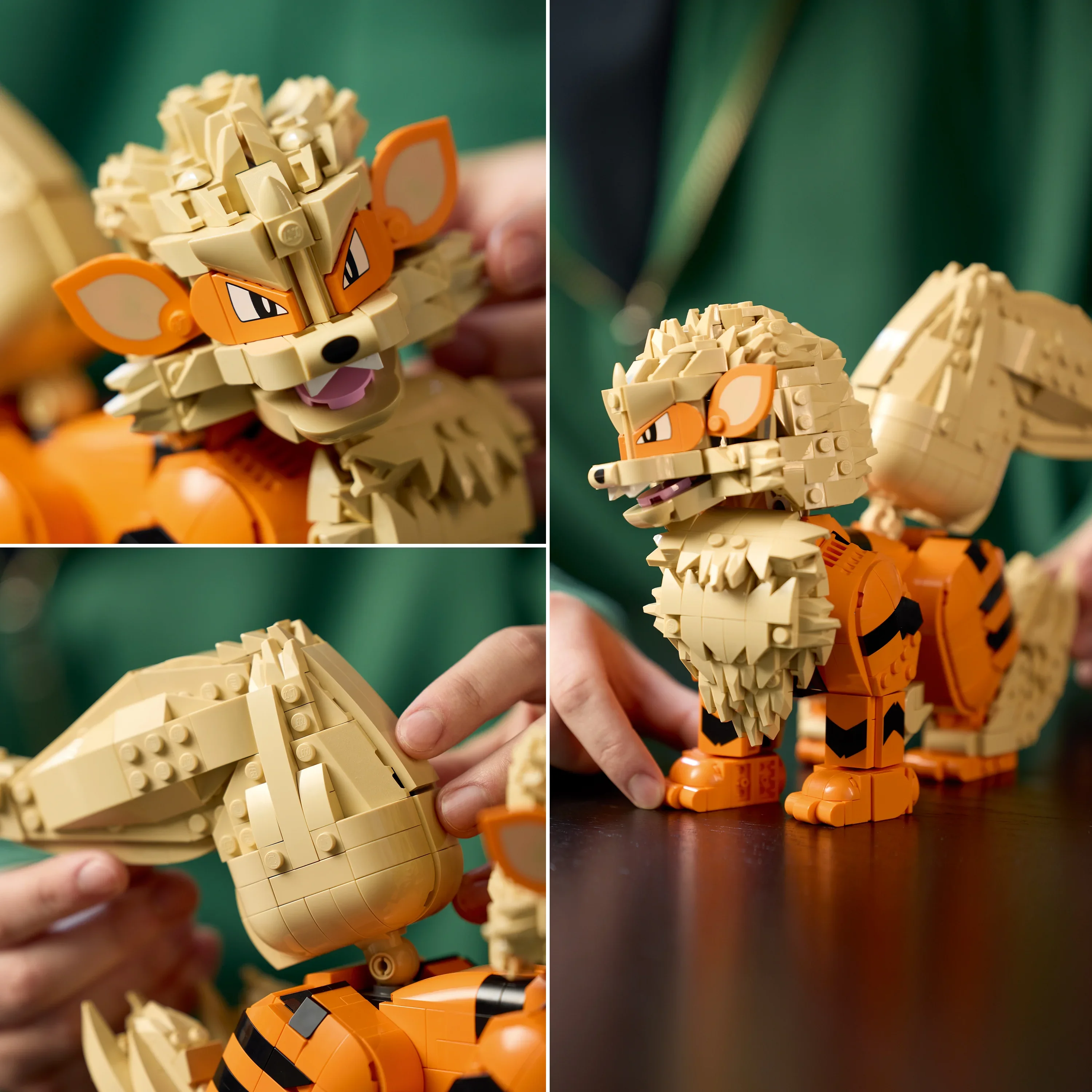LEGO® Pokémon 72160 Arcanine, Samlarfigur för Vuxna