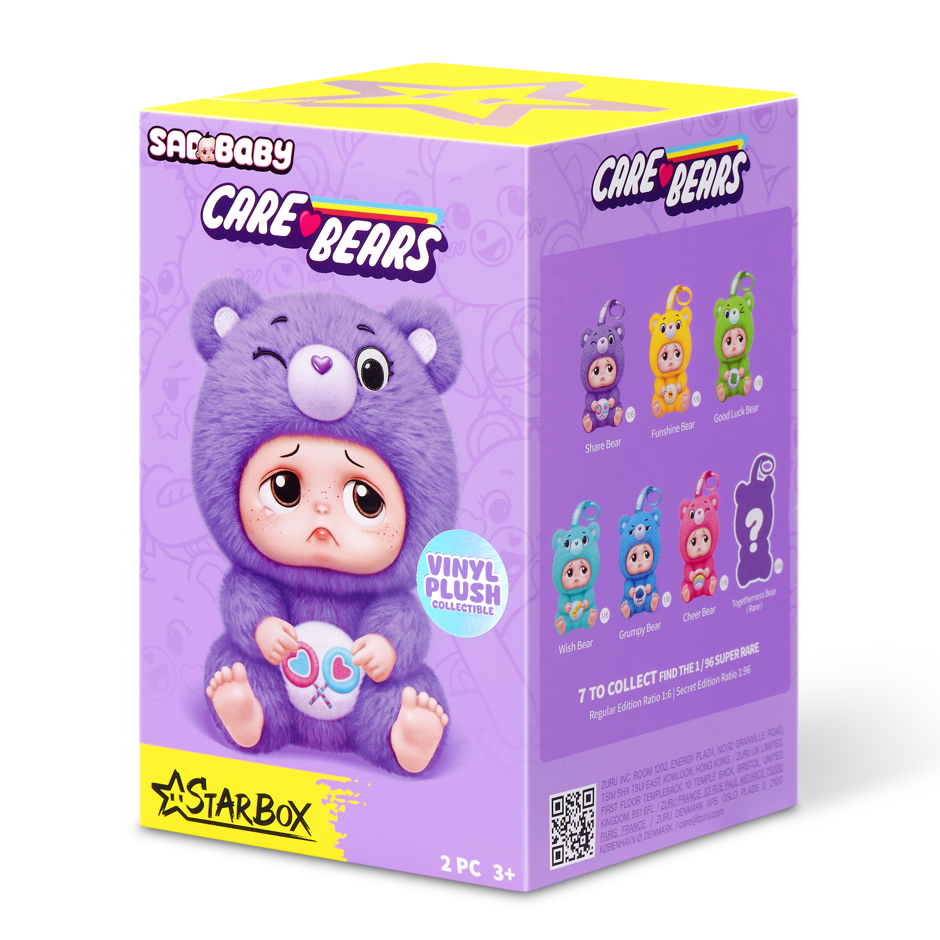 Care Bears Sad Baby Nyckelringar Blindbox