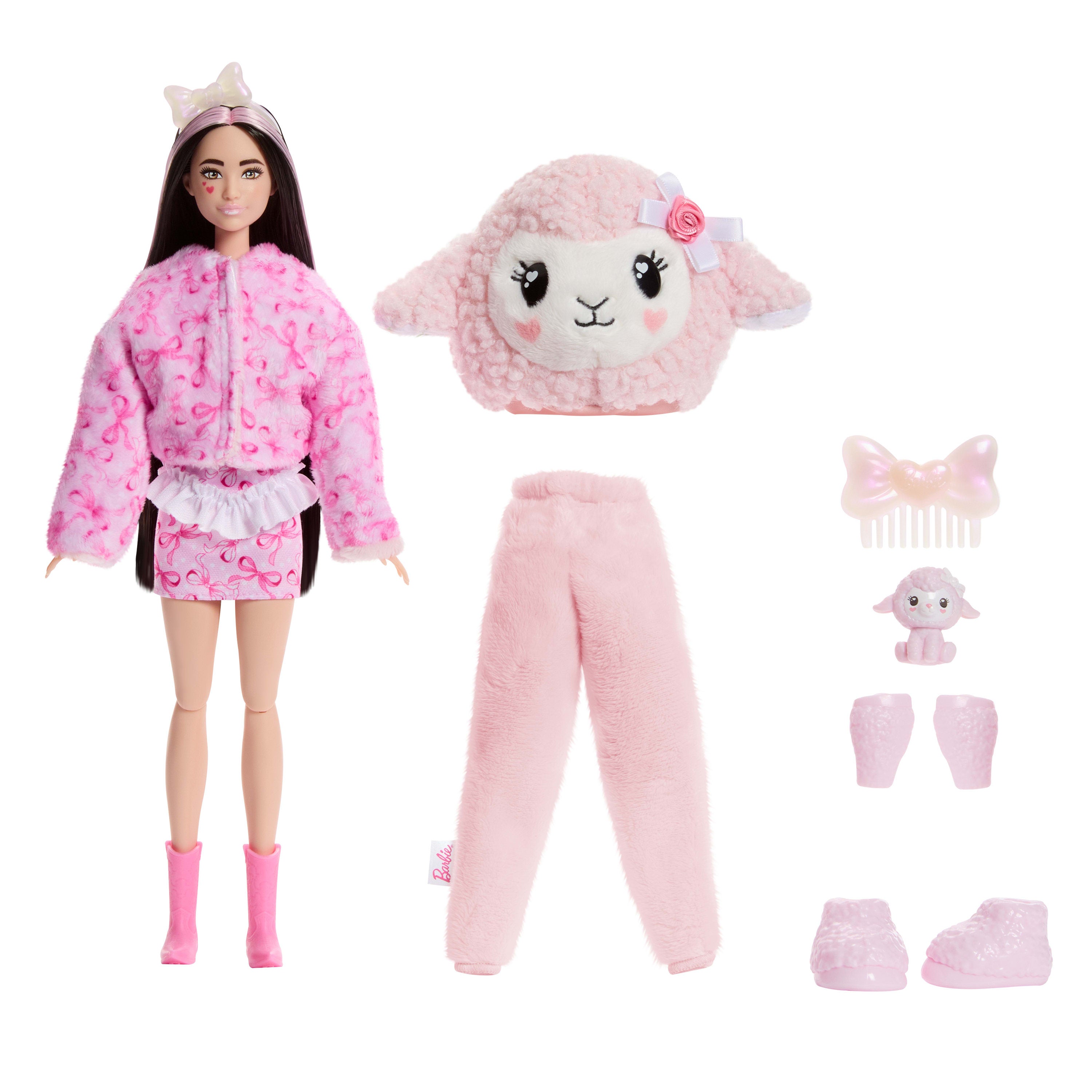 Barbie Cutie Reveal Cuddly lamm med 10 överraskningar