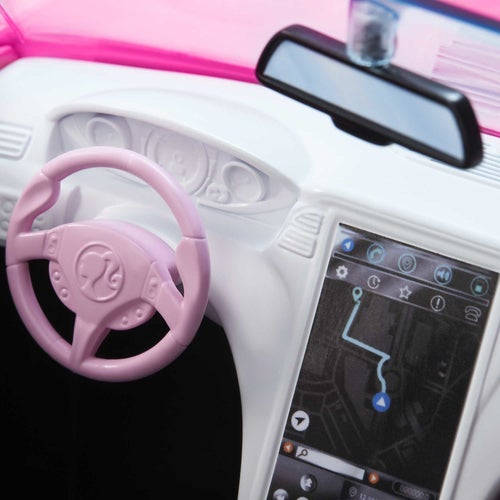 Barbie Rosa Cabriolet med rullande hjul